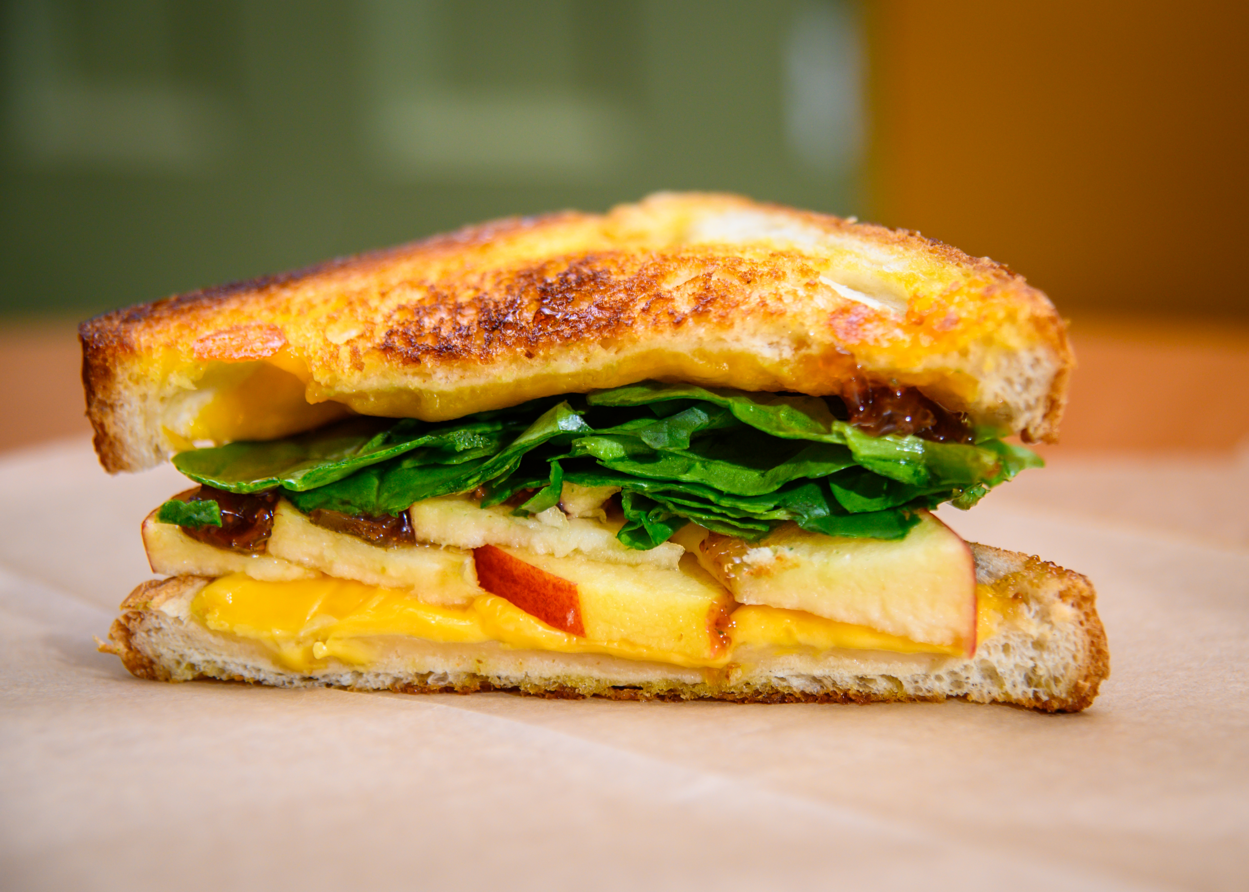 Apple Fig Grilled Cheese